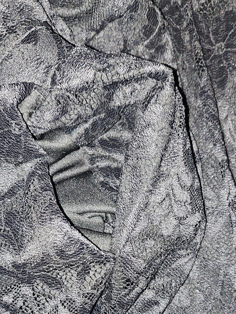 Torrid The Knee Lace Puff Sleeve Black Dress Size 1X - Picture 13 of 13